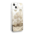 Maska Guess Hc Liquid Glitter Peony za iPhone 13 (6.1) zlatna.