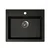 Sudopera Metalac X QUADRO 60 600x500 fi90 crna/black