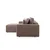 Atelier del Sofa Ugaona garnitura Pirlo 100x88x170cm Braon