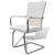VIDAXL zelo kvalitetni jedilni stol 2 kosa, bela barva, modern dizajn