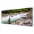 tulup.si Slika na akrilnem steklu Forest river stream gore 125x50 cm 2 obešalnika