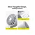 JISULIFE FHL07ROGY Life7 Grey Ručni ventilator