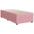 vidaXL Box spring postelja z vzmetnico roza 90x200 cm žamet