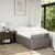 Vidaxl Box spring postelja z vzmetnico taupe 80x200 cm blago