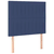 Vidaxl Box spring postelja z vzmetnico moder 120x200 cm blago