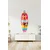 WallXpert dekorativna daska za surf od pleksiglasa Mvsf46M, šarena ilustracija sa simbolima Rumunije, 36 x 100 cm