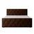 Livetastic BOXSPRING POSTELJA 180 cm  x 200 cm , les, kovina, tekstil rjava