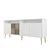 Wallity Komoda Milan 180x77x35cm Belo-Zlatna
