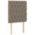 Vidaxl Box spring postelja z vzmetnico taupe 80x200 cm blago