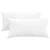Jastučići za sofu 2 pcs Bijelo 80 x 40 cm tkanina