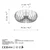 Opviq Luster Karsortel-N-641-1, 36x36x12cm, IP20, Zlatne boje