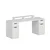 Hanah Home radni sto Alen 180cm 2 Drawer 2 Cabinet, 180 cm, beli