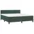 Vidaxl Box spring postelja z vzmetnico temno zelena 180x200 cm žamet
