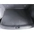 Rubber trunk mat Kia Ceed 2018- (hatchback, raised floor)