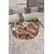 Hanah Home Set klub stolova Yin Yang, 3 komada, Braon