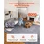 VEVOR Preproga 274x366 m modro-siva