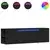 Zidni TV ormarić s LED svjetlima crni 135x31x39,5 cm