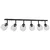 Stropni reflektor Crna 110,5 x 13 x 26 cm Staklo i Metal