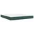 Vidaxl Box spring postelja z vzmetnico temno zelena 180x200 cm žamet