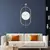Wallity Zidni sat Mclock-00113, 35x85x7 cm, Zlatne boje