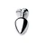 Booty Sparks Black Heart Gem Anal Plug Medium