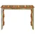 vidaXL Jedilna miza 110x52x76 cm trden predelan les