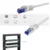 LogiLink Ultraflex Cat.6A S/FTP patch kabel 2m siv 10Gb PoE++ ghmt