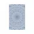 Plakat okrasna Mandala z detajli v modri barvi - 60x90 no frame