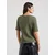 s.Oliver BLACK LABEL Majica temno rjava/zelena