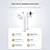 ALittleFlower Bluetooth slušalice, Bele