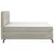 Esposa BOXSPRING POSTELJA 140 cm  x 200 cm , tekstil svetlo siva