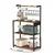Songmics Kuhinjska polica 40x80x140 cm rjava