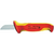 KNIPEX Nož za električare 1000V VDE ravni 190mm 98 52 crveni