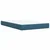 Vidaxl Box spring postelja z vzmetnico modra 120x190 cm žamet