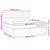 Vidaxl Box spring postelja z vzmetnico moder 200x200 cm blago