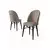 Hanah Home Set stolica Ritim, 44x96x42 cm, 6 komada, Crno-smeđe