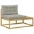 Set vanjskih sofa Bijela 277,5 x 198,5 x 73 cm Poliester