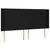 Vidaxl Box spring postelja z vzmetnico LED črna 180x200 cm blago