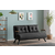 ATELIER DEL SOFA Dvosed Sando 2 Seater Dark Grey