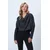 Trend Alacati Stili Ženska bluza dugih rukava Alc-X13126, Siva