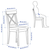 INGATORP / INGOLF Sto i 6 stolica, bela bela/Hallarp bež, 155/215 cmPrikaži specifikacije mera