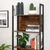 Songmics Knižna omara 62x24x165 cm rjava