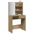 Toaletni stol s ogledalom Artisan hrast 74,5x40x141 cm
