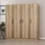 Hanah Home Garderober Kale-7628, 180x210x52 cm, Hrast
