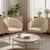 FOGIA oblazinjen stol eleganten GLAMOUR jagnjetina BOUCLE teddy JUMIhome