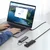 Baseus hub USB 3.0 4xTipA TipC 1m črn WKQX030101