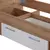 Krevet Box 90 90/200 cm , bela, hrast artisan