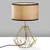 Opviq Stona lampa Diamond-S-712, 25x25x43 cm, IP20, Zlatno-smeđe boje