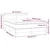 Krevet box spring s madracem LED crni 140x190 cm od tkanine