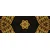 Slika zanimiva zlata Mandala - 120x40